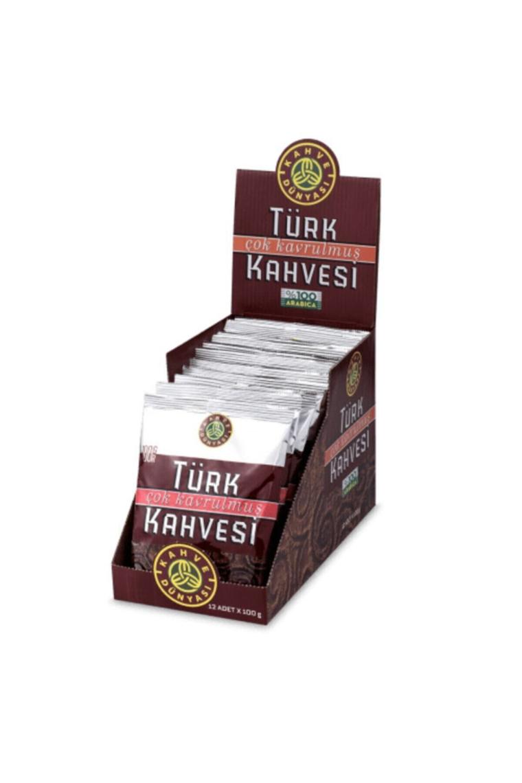 Çok Kavrulmuş Türk Kahvesi 100 Gr. 12'li
