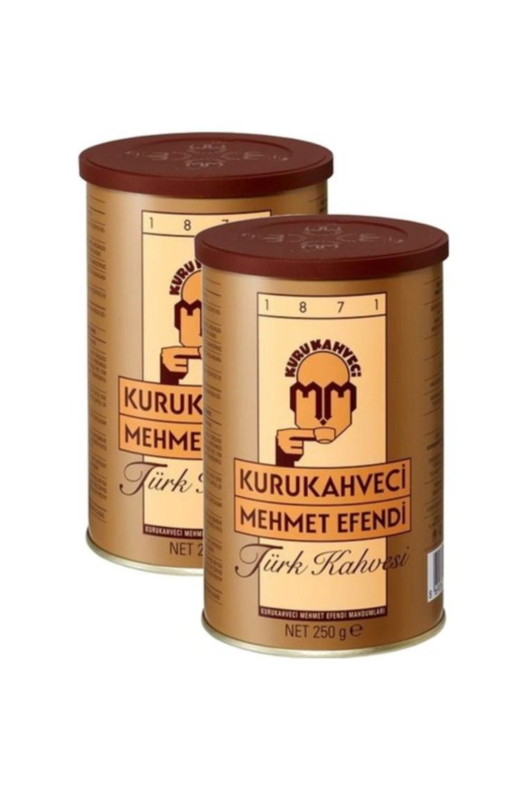 Kurukahveci Türk Kahvesi 250 G Teneke Ambalaj X 2 Adet