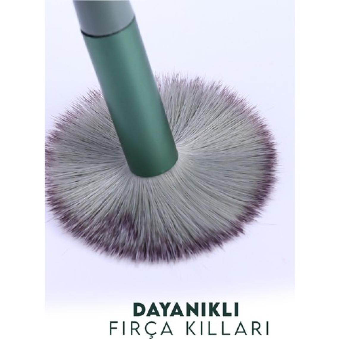 Mujgan Fix Özel Kutulu 13'lü Fırça Seti Yeşil Renk
