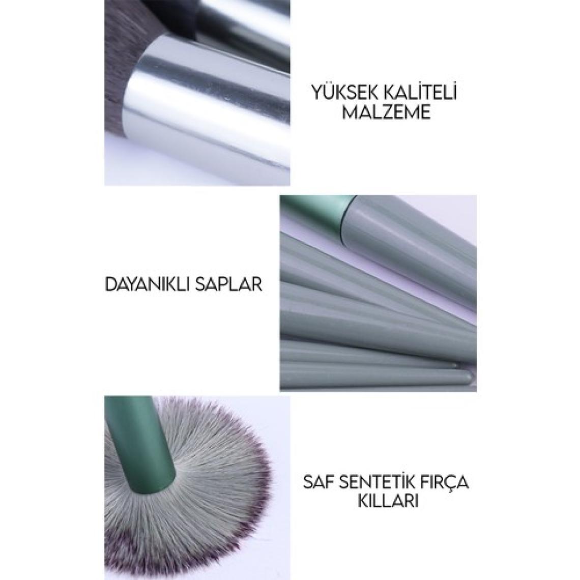 Mujgan Fix Özel Kutulu 13'lü Fırça Seti Yeşil Renk