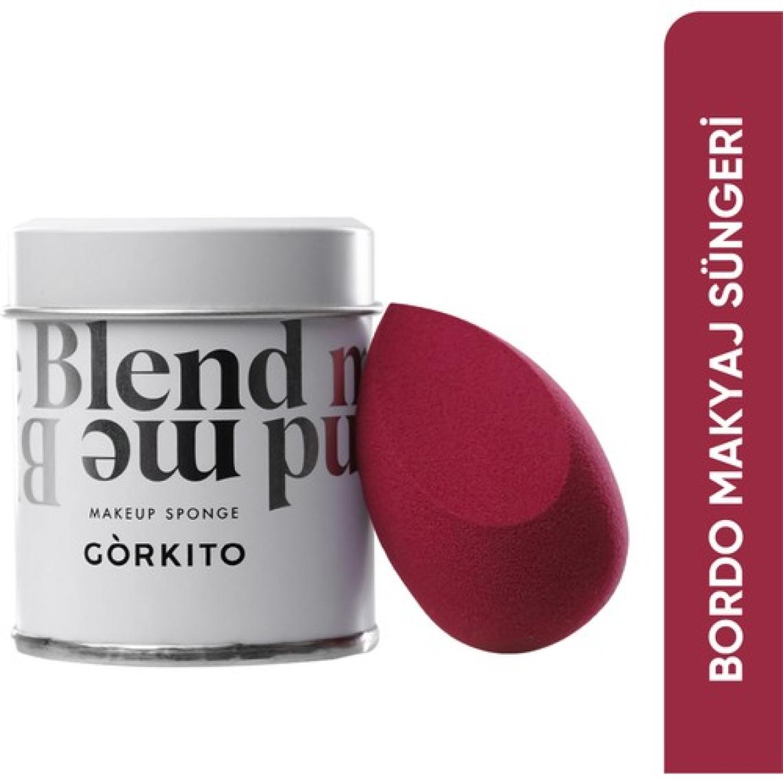 Görkito Makyaj Süngeri - Bordo