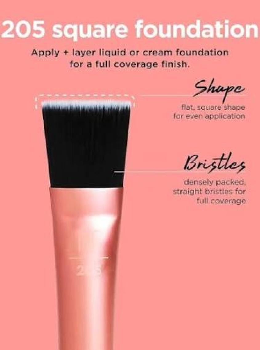 Real Techniques Flawless Base - Ten Makyajı Fırça Seti