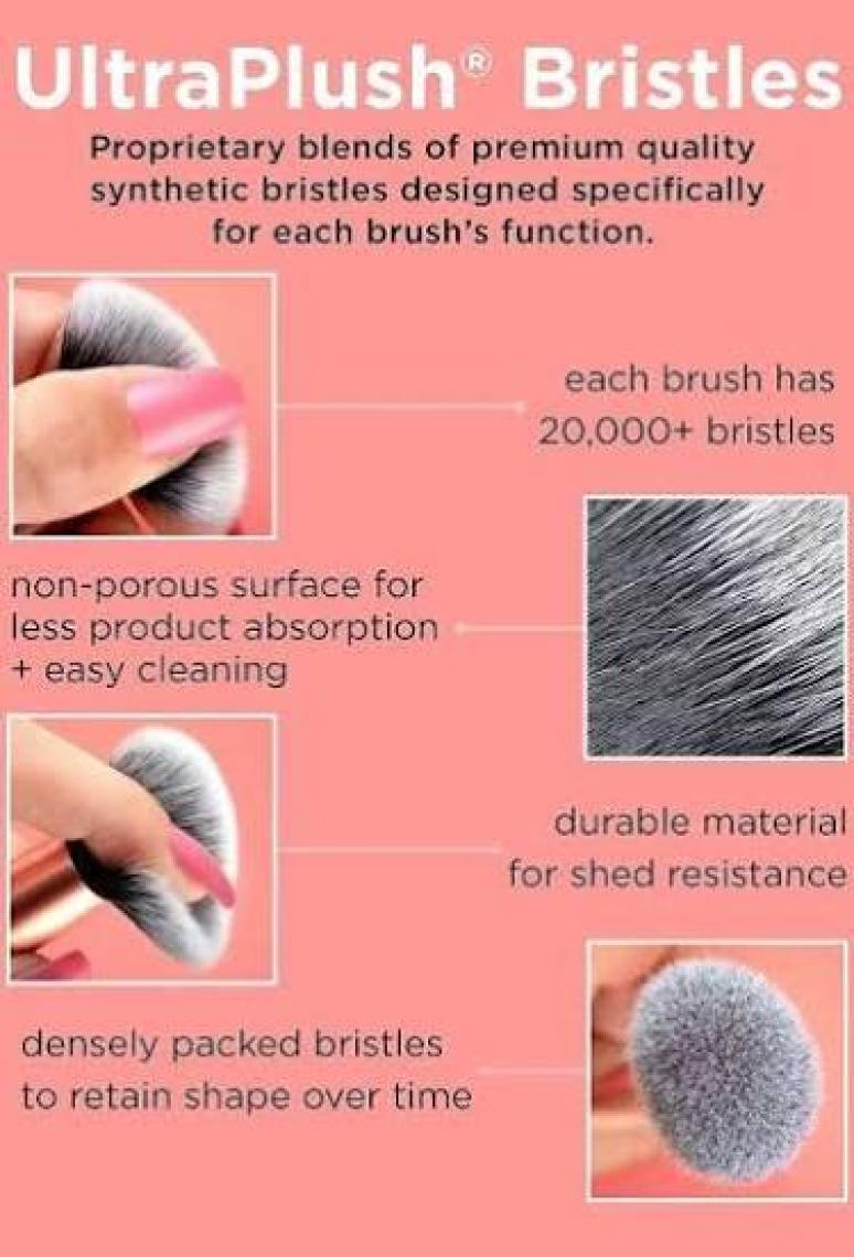 Real Techniques Flawless Base - Ten Makyajı Fırça Seti