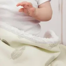 Fluffy Bebek Battaniyesi Anne Bebek Yenidoğan 80x100 Cm Melis Koyun Tüyü Battaniye