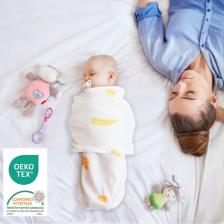 Yeni Sezon 0-4 Ay Desenli Renkli Cırtlı Hazır Bebek Pamuk Kundak %100 Pamuk (OEKO TEX CIF BELGELİ)