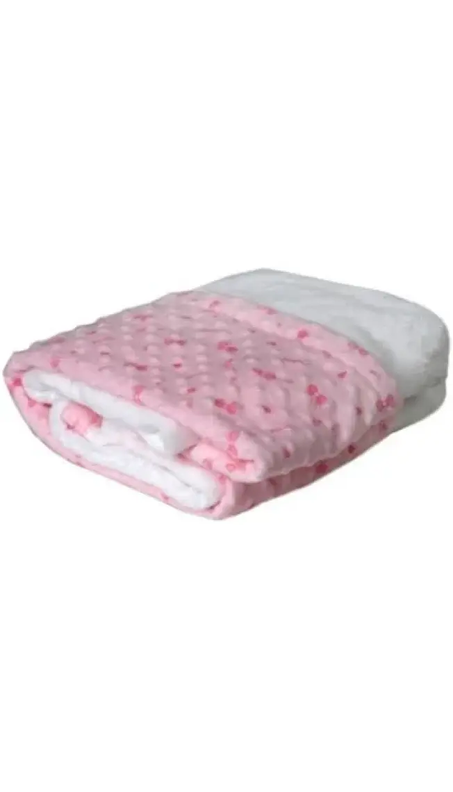 Özdilek Embos Peluş Bebek Battaniyesi 100 X 120 Pembe 2415