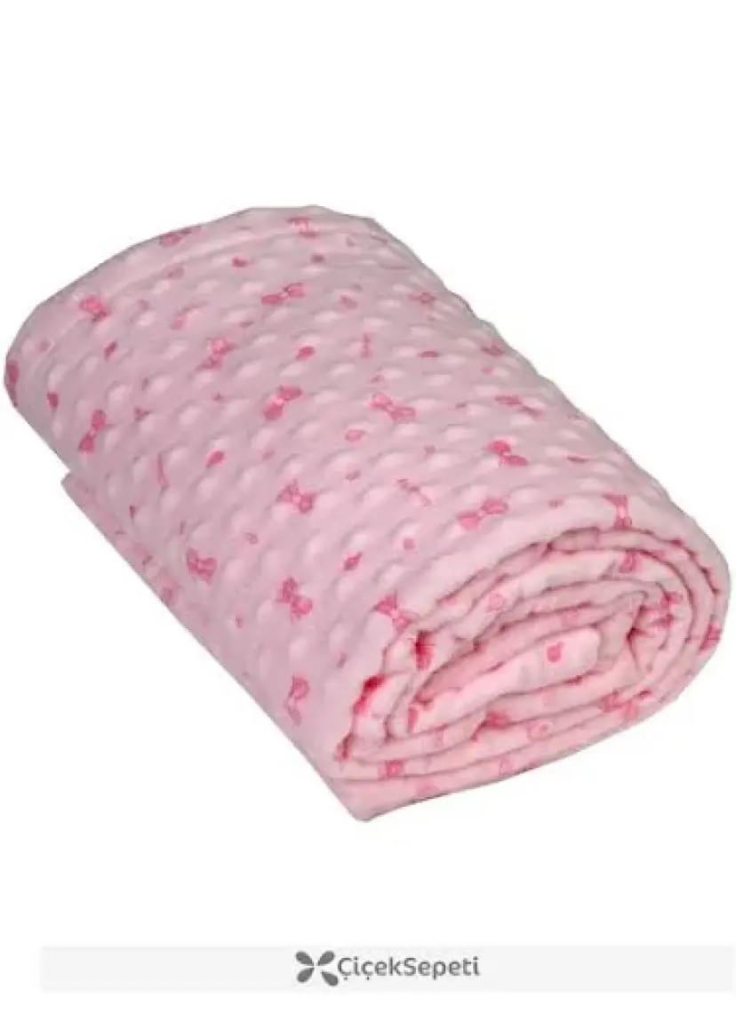 Özdilek Embos Peluş Bebek Battaniyesi 100 X 120 Pembe 2415