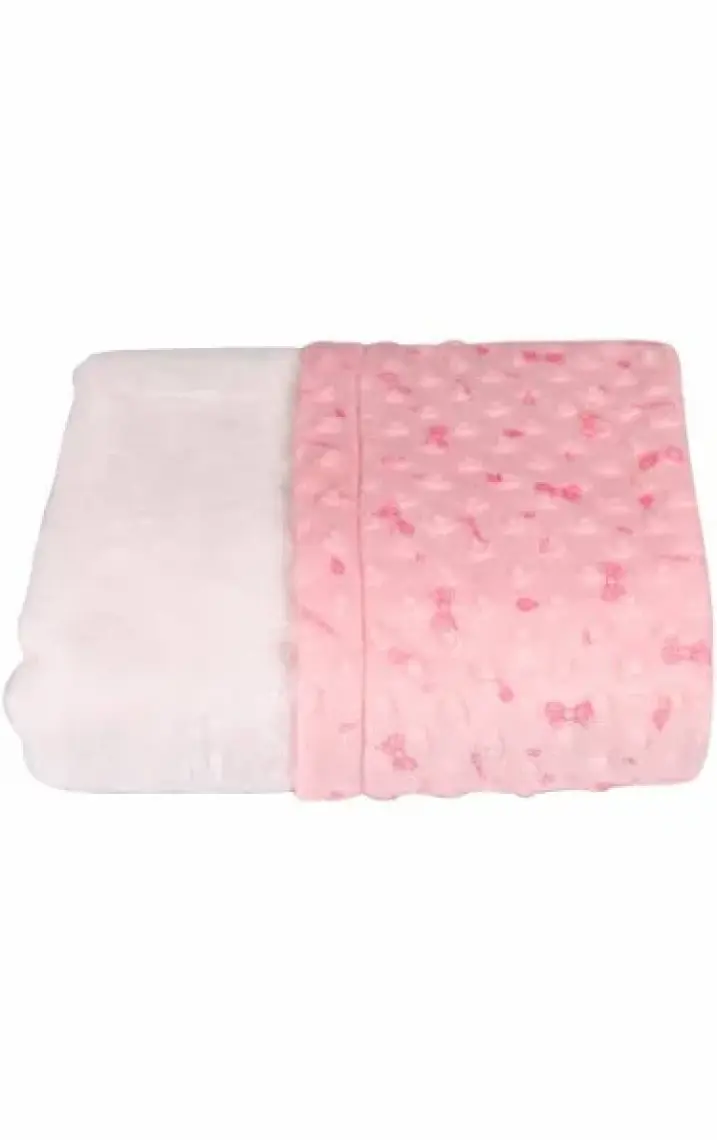 Özdilek Embos Peluş Bebek Battaniyesi 100 X 120 Pembe 2415