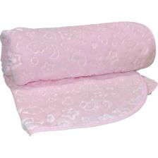 Özdilek Embos Peluş Pembe Bebek Battaniyesi