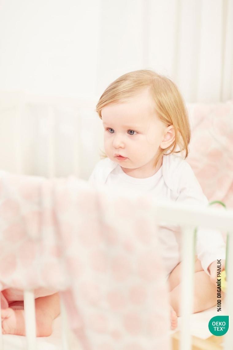 İrya Bebe Marin Seashell Müslin Bebek Battaniyesi Antartik 120x120