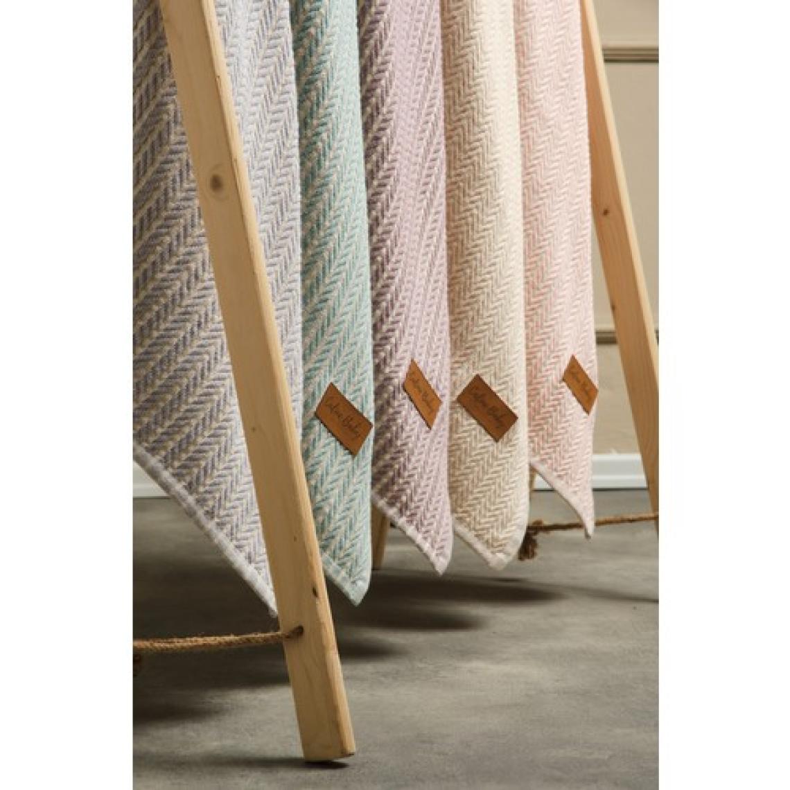 Caline Baby Premium %100 Pamuk Saç Örgü Bebek Pikesi| 115x90 cm| Yeşil