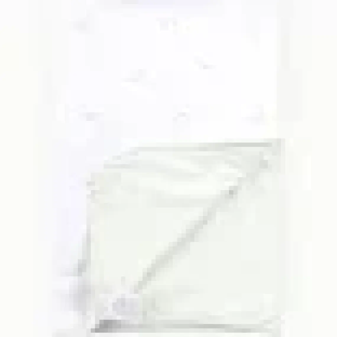 Boumini 80x80 cm %100 Pamuklu Çift Katlı Bebek Battaniyesi Mint Beyaz