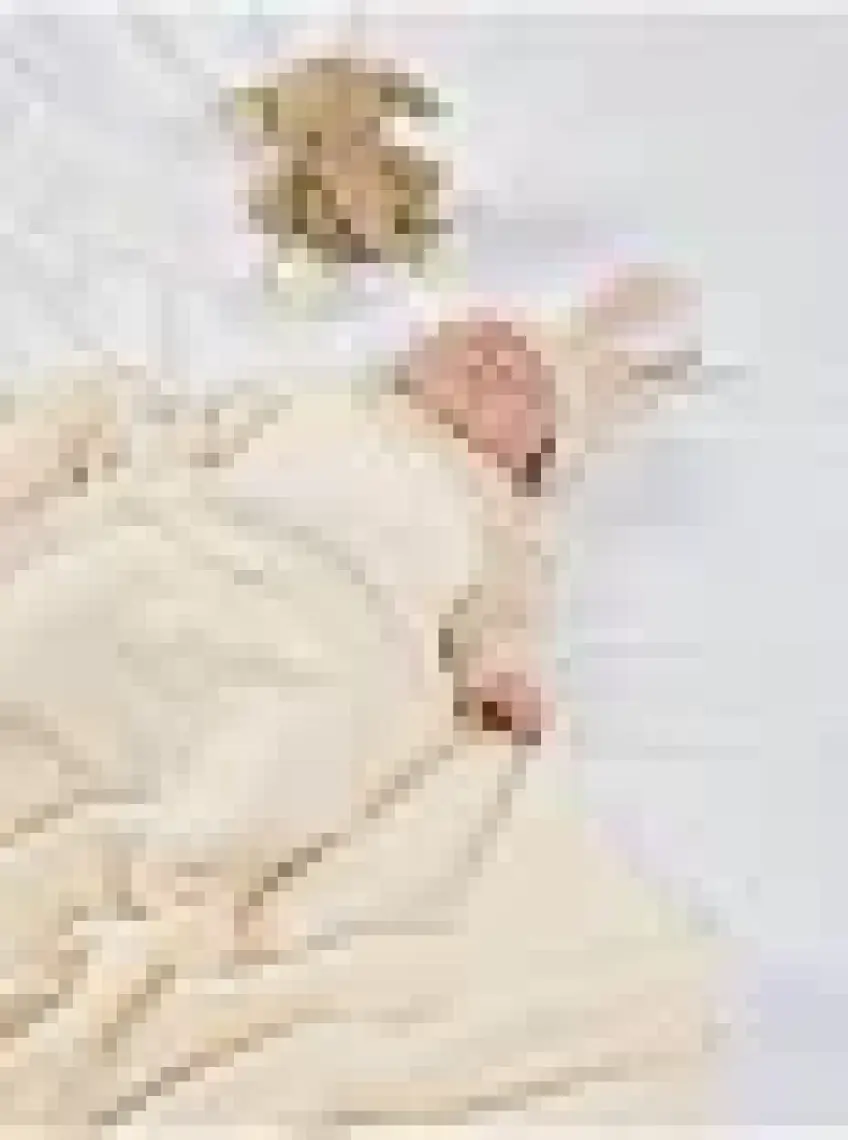 Tiny Lamb Brighton %100 Pamuk 4 Katlı Saçaklı Krem Renk Müslin Battaniye 100x110cm Pamuksu Yumuşaklıkta %100 Pamuk Müslin Battaniye