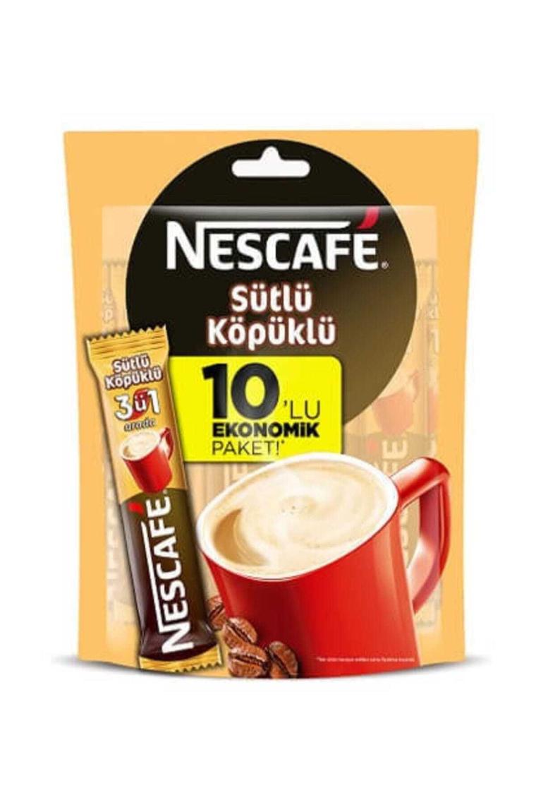 3 Ü 1 Arada Sütlü Köpüklü 10 Lu