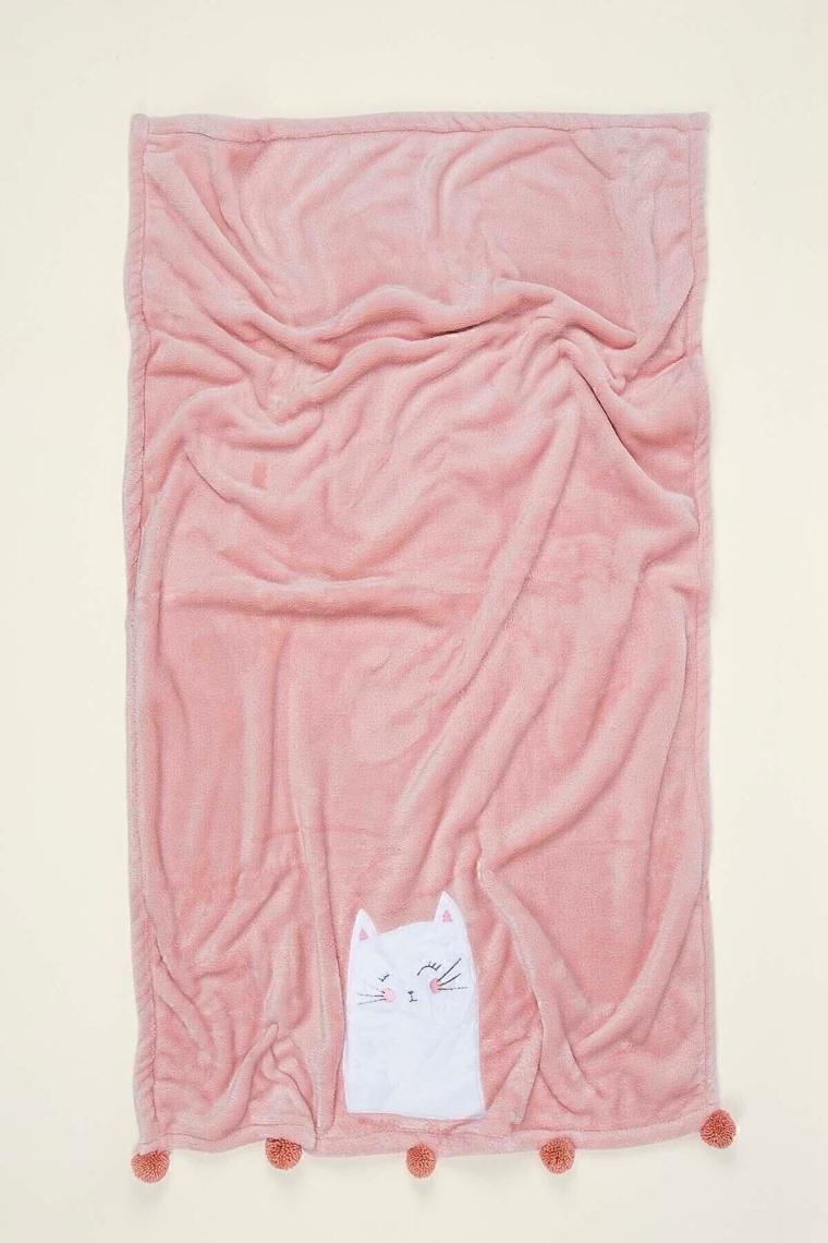Kitty Bebek Battaniyesi Pembe 75x120