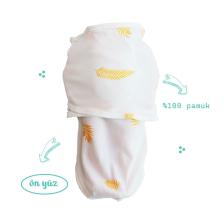 Yeni Sezon 0-4 Ay Desenli Renkli Cırtlı Hazır Bebek Pamuk Kundak %100 Pamuk (OEKO TEX CIF BELGELİ)