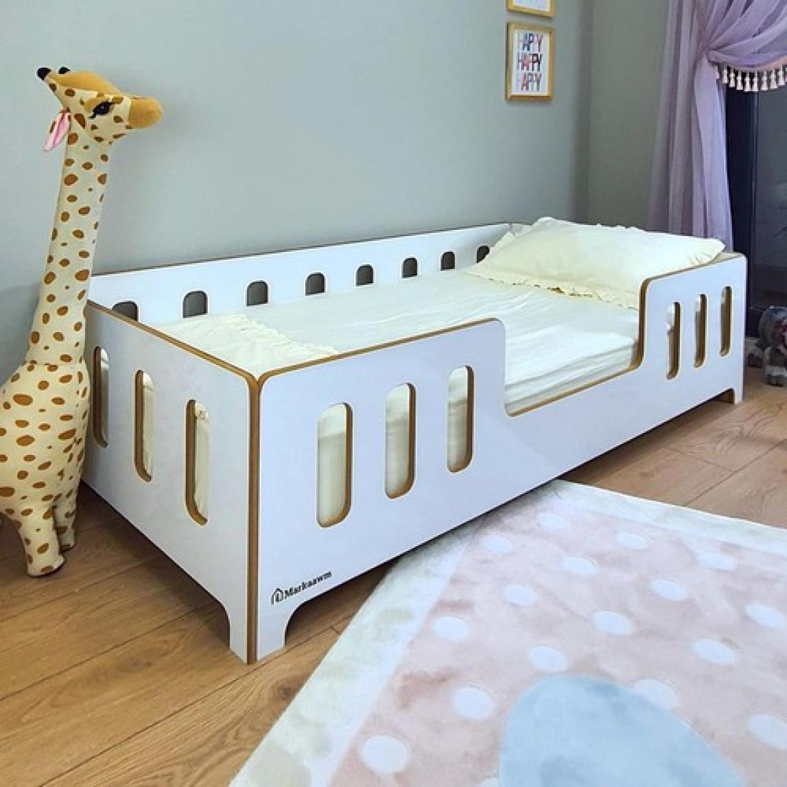 MiniWood Montessori Çocuk Yatak Mdf Bebek Karyola