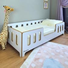 MiniWood Montessori Çocuk Yatak Mdf Bebek Karyola