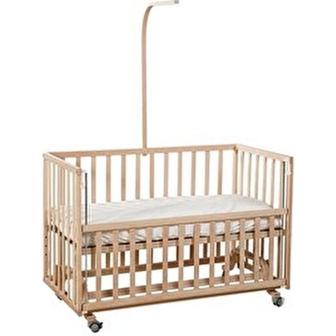 Baby Plus Doğal Ahşap Bebek Karyola 60X120 cm