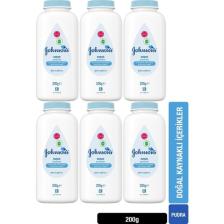 Johnsons Baby Bebek Pudrası 200GR (6 Lı Set)