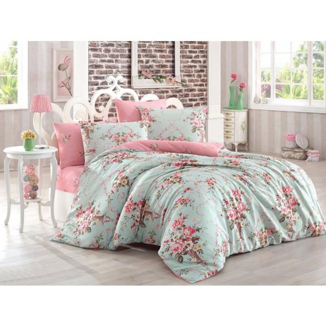 Eponj Home Kolay Ütülenir Nevresim Takımı Çift Kişilik Alanur Mint