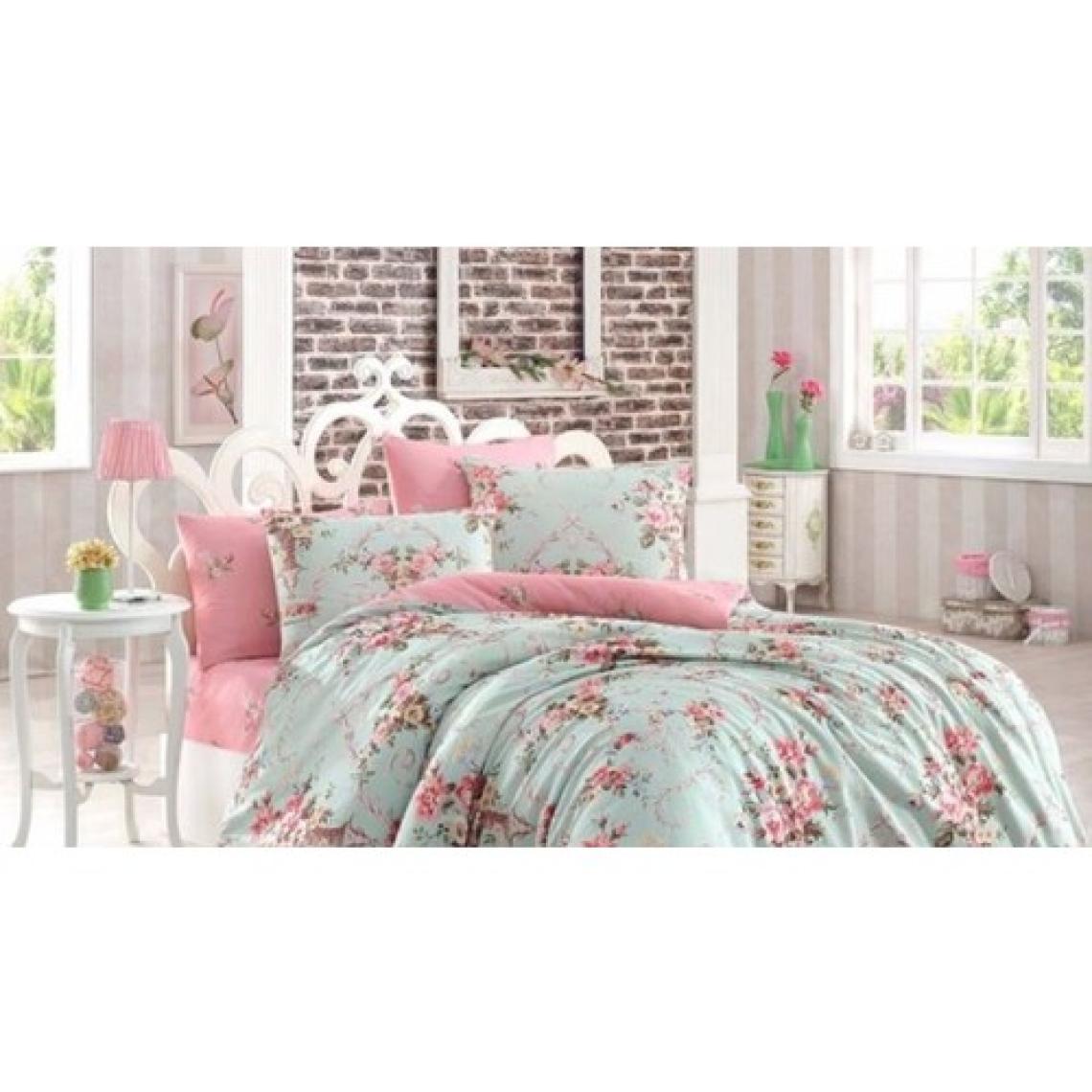 Eponj Home Kolay Ütülenir Nevresim Takımı Çift Kişilik Alanur Mint