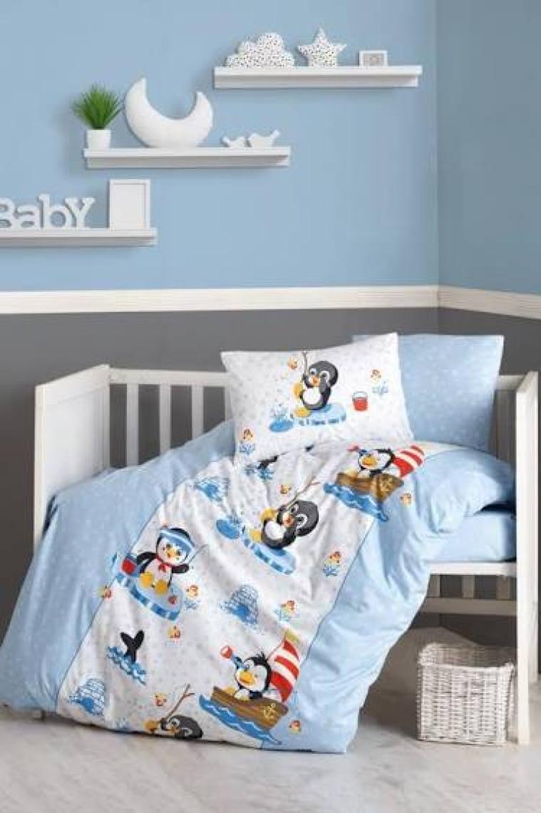 Cotton Box Bebek Nevresim Takımı - Penguen