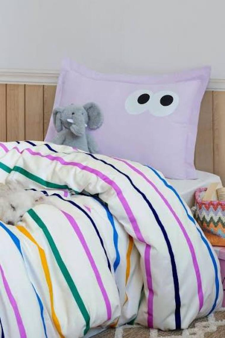 Eponj Home Junior Nevresim Seti Tek Kişilik Fuuny Lila