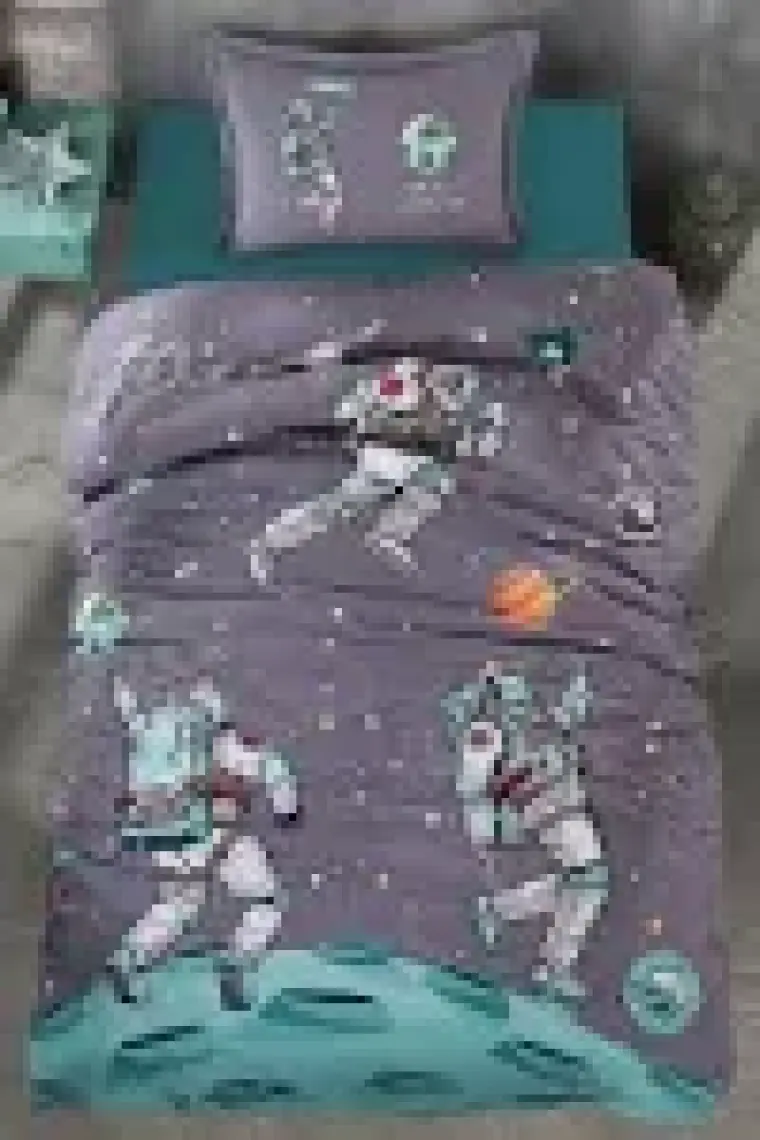 Clasy Tek Kişilik Genç Ranforce Nevresim Takımı Space