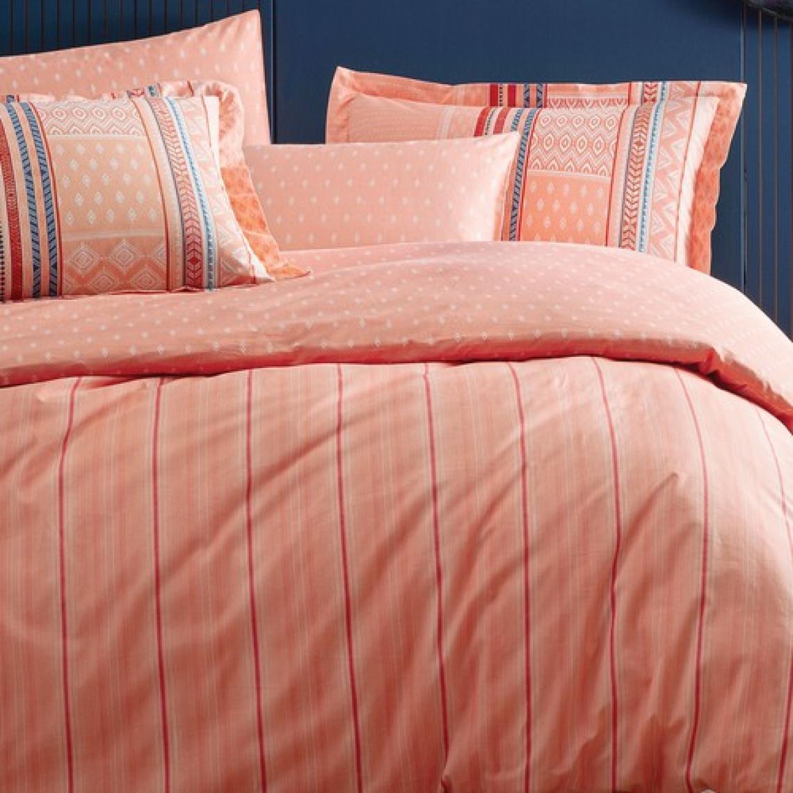 Yataş Bedding Pamena Ranforce Tek Kişilik Nevresim Seti - Somon