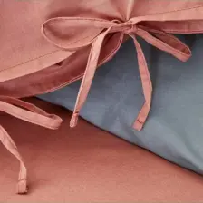 Karaca Home Basic Terecota Petrol %100 Pamuk Çift Taraflı Çift Kişilik Nevresim Takımı
