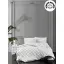 lotusline Home Minikaro Siyah Beyaz Tek Kişilik Pamuklu Nevresim Seti Çarşafsız
