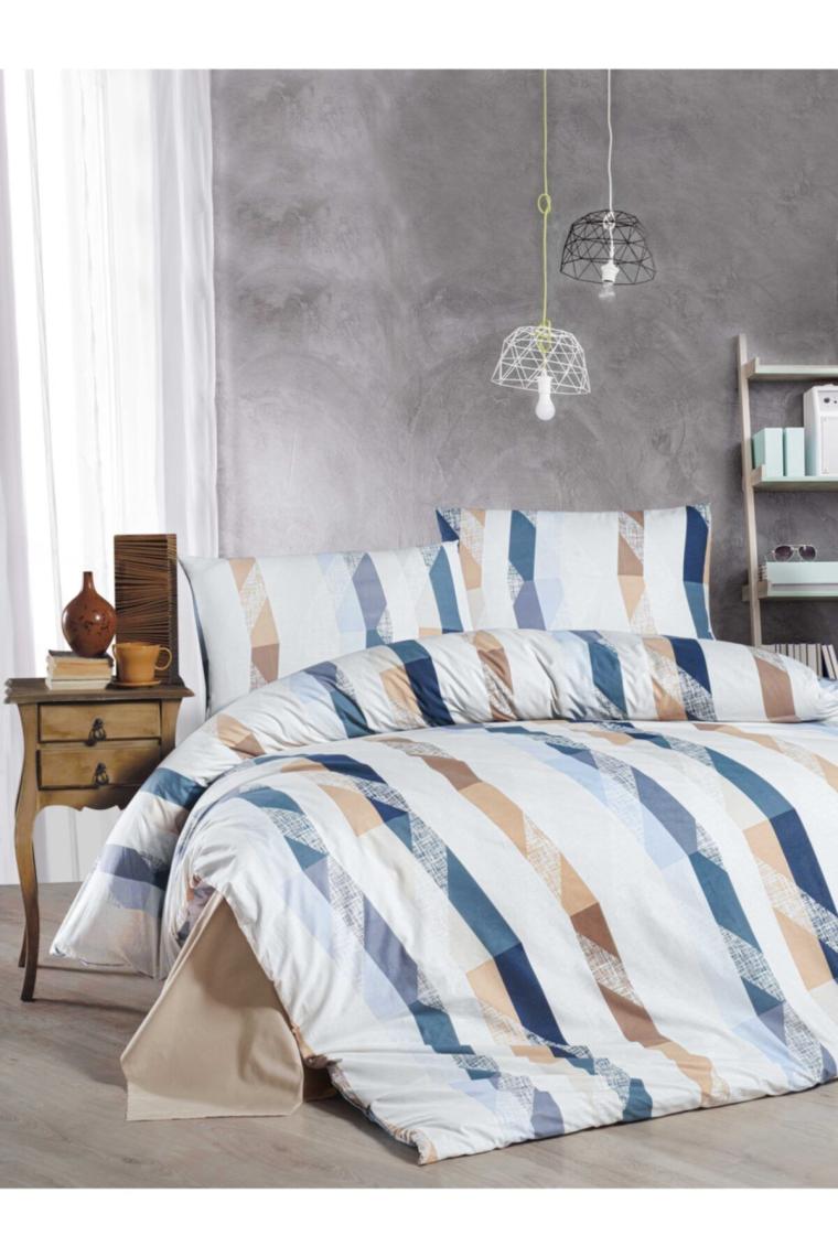 Mulberry Tek Kişilik Nevresim Takımı %100 Pamuk Organik 160*220-AGUSTIN