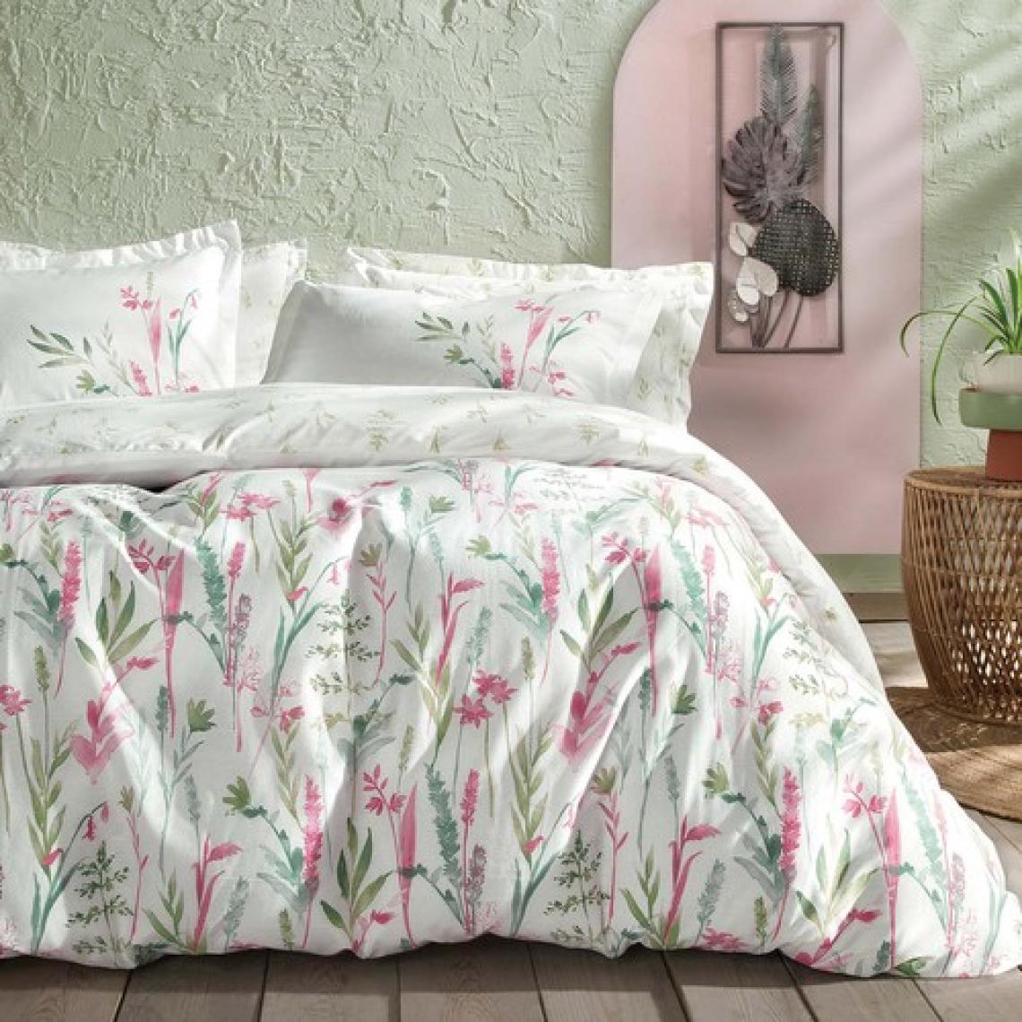 Yataş Bedding Hana Çift Kişilik Ranforce Nevresim Seti - Pembe