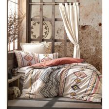 Cotton Box Ethnic Ranforce Tek Kişilik Nevresim Takimi Felix Kiremit