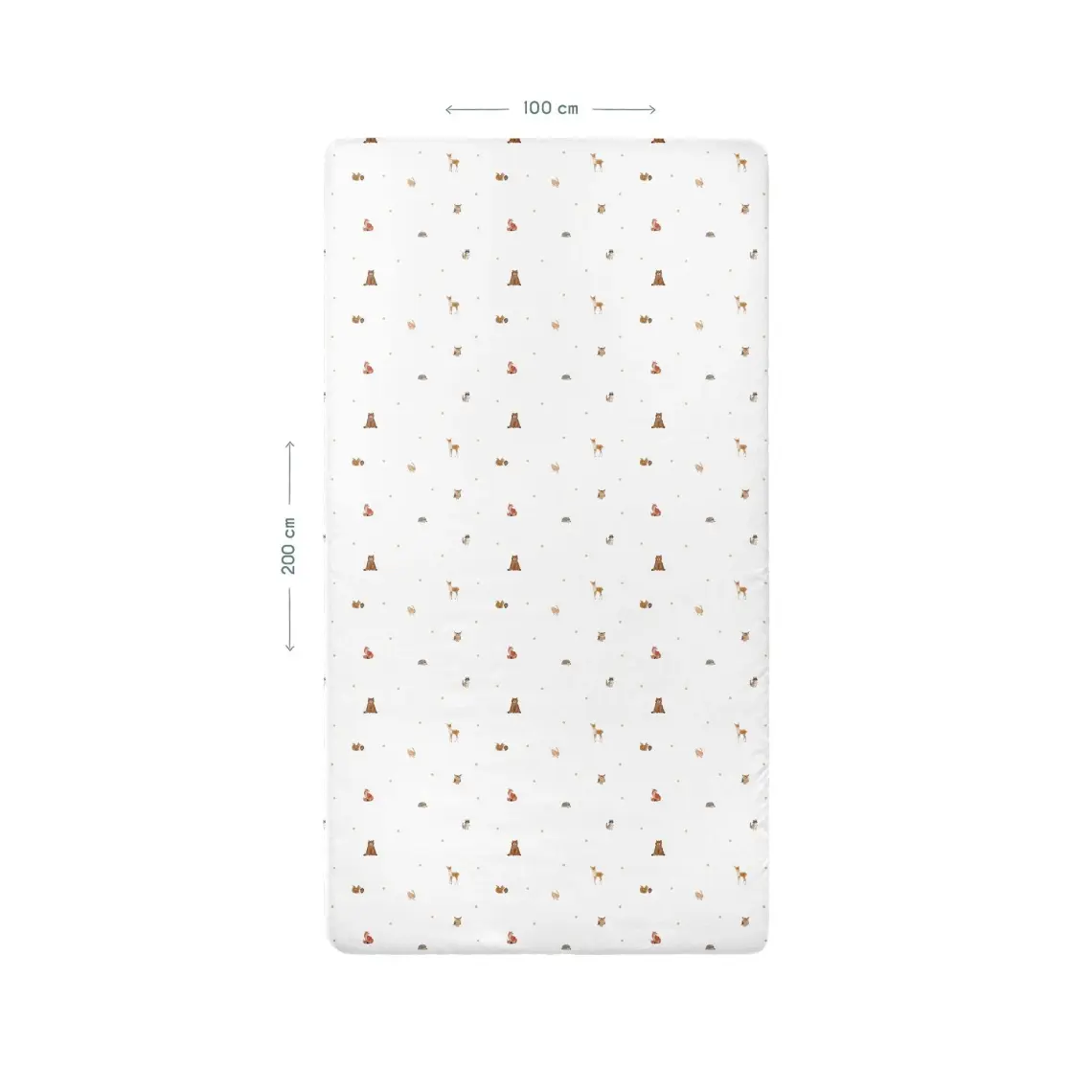 Casadora Baby Forest Amigos %100 Pamuk Saten Tek Kişilik Nevresim Takımı