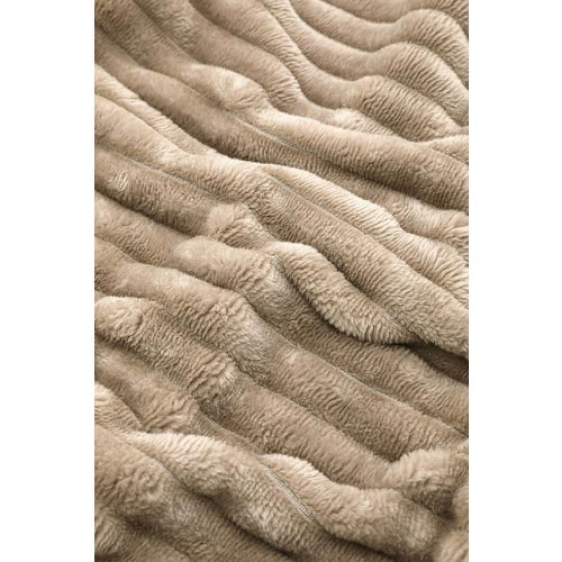 Merinos Eternity Fitilli Peluş Tek Kişilik Nevresim Takımı - Bej