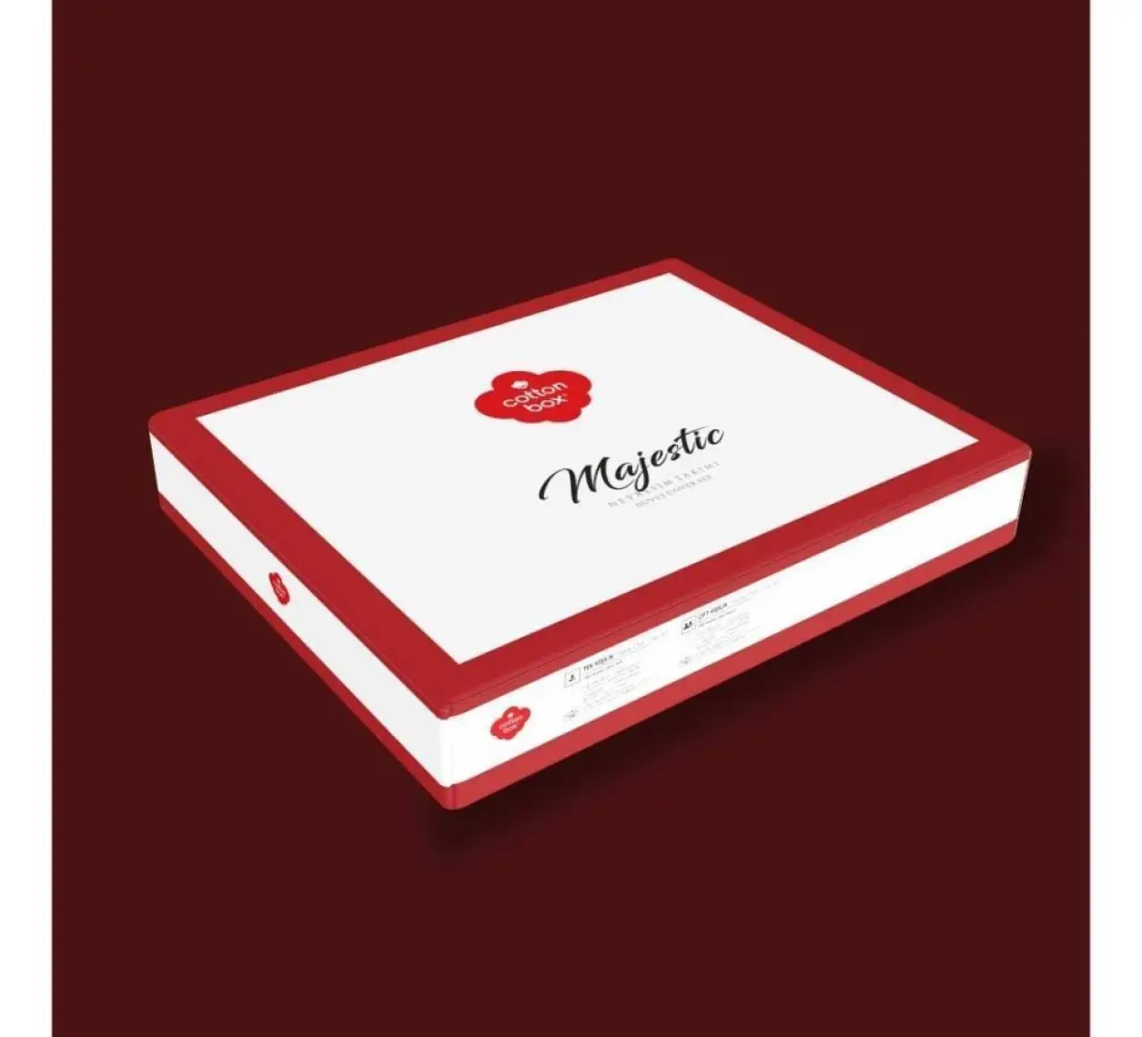 Hgüneyli Cotton Box Majestic Seri Çift Kişilik Nevresim Takımı Delmor Lacivert