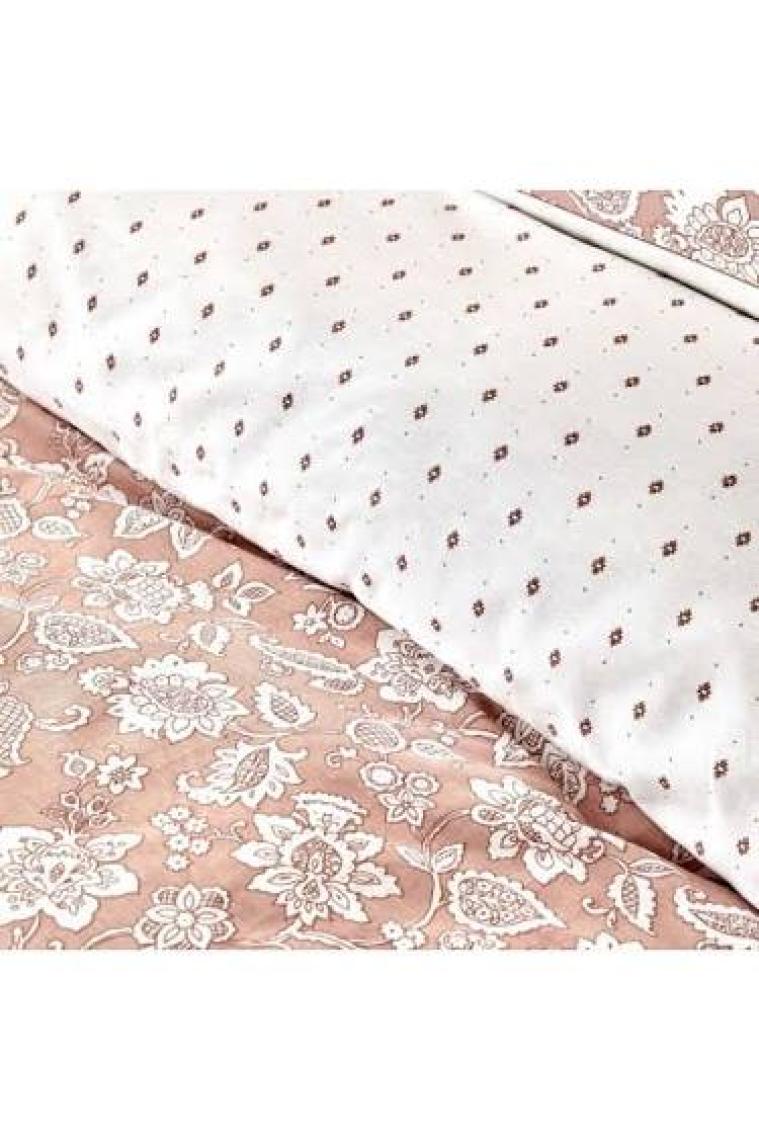 Karaca Home Celerina Pembe %100 Pamuk Çift Kişilik Fitted Nevresim Takımı