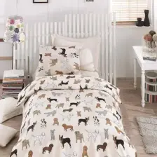 Eponj Home Kolay Ütülenir Nevresim Takımı Tek Kişilik Havhav Krem