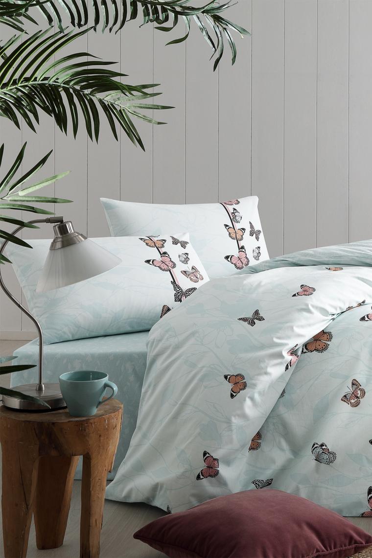 Floretta Butterfly Çift Kişilik Nevresim Takımı