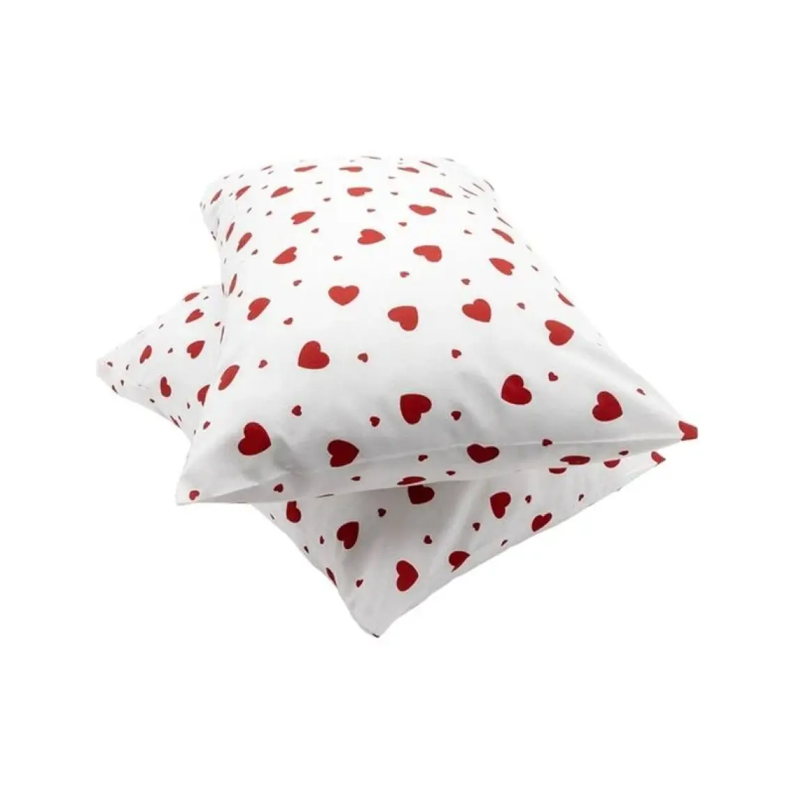 Mira Home Kırmızı Kalpli Çift Kişilik Nevresim Takımı Pamuklu 180 x 200 cm