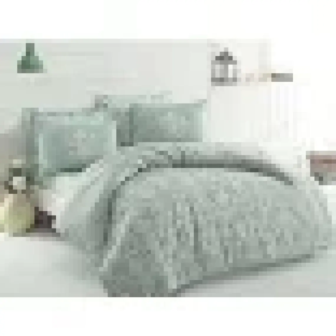 Enlora Home Kolay Ütülenir Nevresim Takımı Tek Kişilik Pure SuYeşili