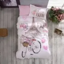 Clasy Ranforce Nevresim Takımı Tek Kişilik Paris Love
