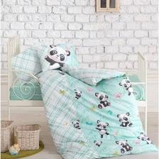 Cotton Box Bebek Nevresim Takımı - Panda Mint