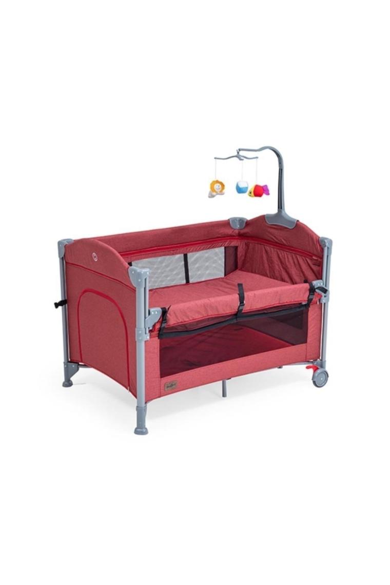 Baby2Go 2254 Culla Anne Yanı Oyun Parkı Kırmızı