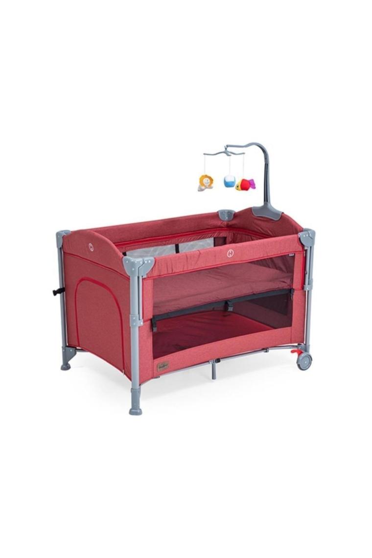 Baby2Go 2254 Culla Anne Yanı Oyun Parkı Kırmızı