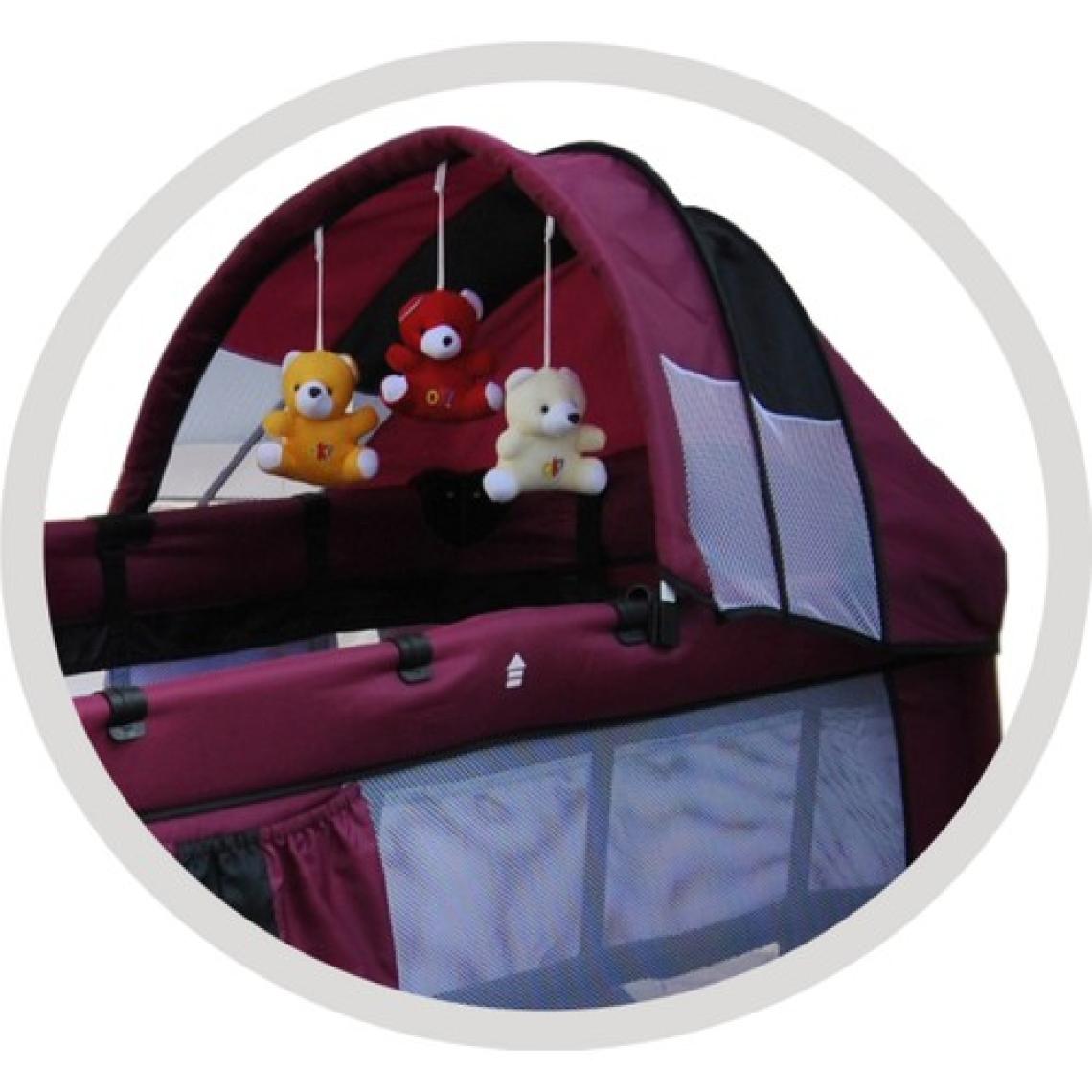 Holmer Maxi Comfort Eurostyle Oyun Parkı 60 x 120 cm Mürdüm+Aloevera Yatak