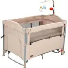 Baby2Go Venedik Anne Yanı Oyun Parkı & Beşik 70x110 Cm Kahverengi