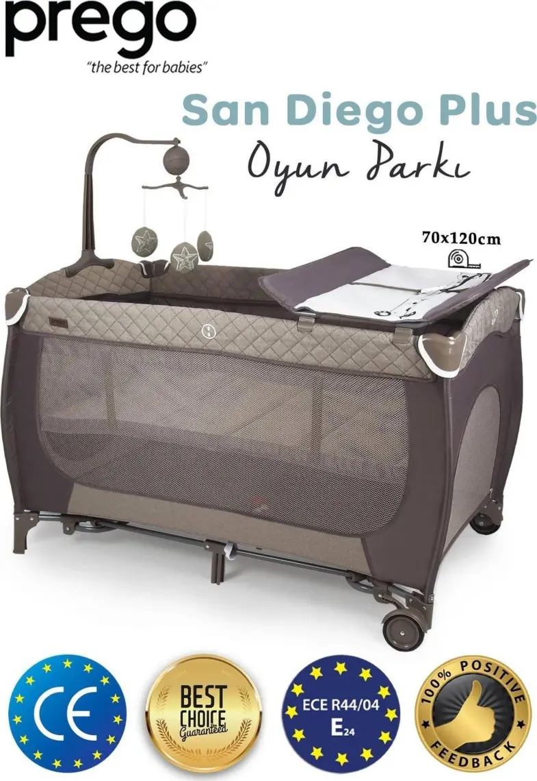 Prego San Diego Oyun Parkı Bordo 70*120 cm 8029